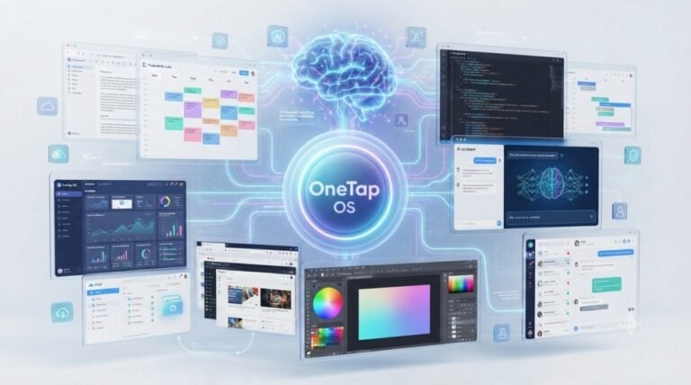 OneTap OS intelligent digital workspace for productivity automation