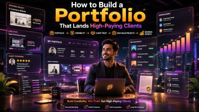 How to Build a Portfolio That Lands High-Paying Clients